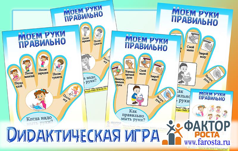 Схема моем руки правильно для дошкольников